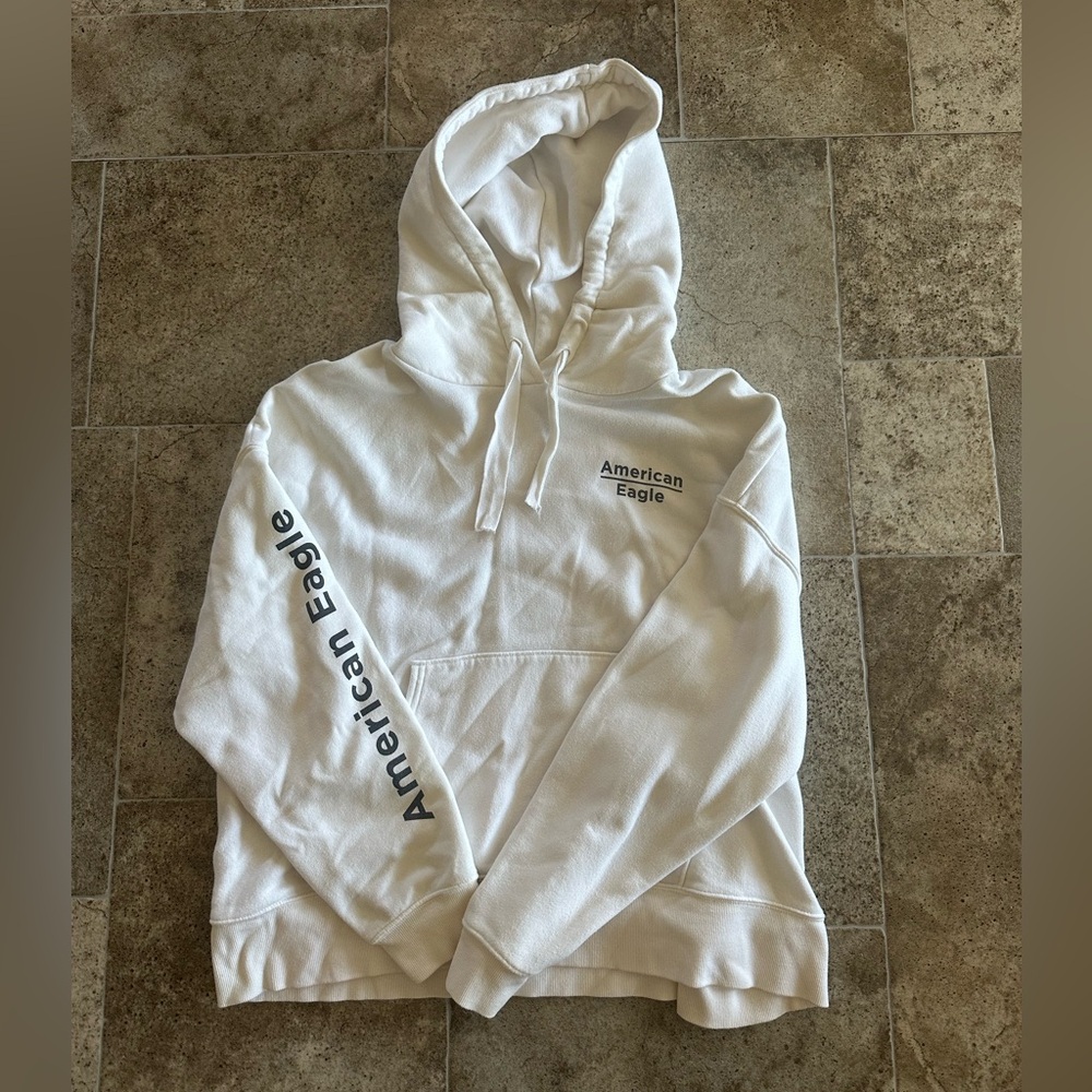 American Eagle White Hoodie